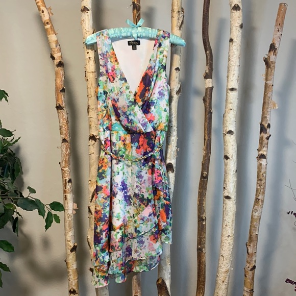 Thalia Sodi Dresses & Skirts - Thalia Sodi Floral Asymmetrical Dress